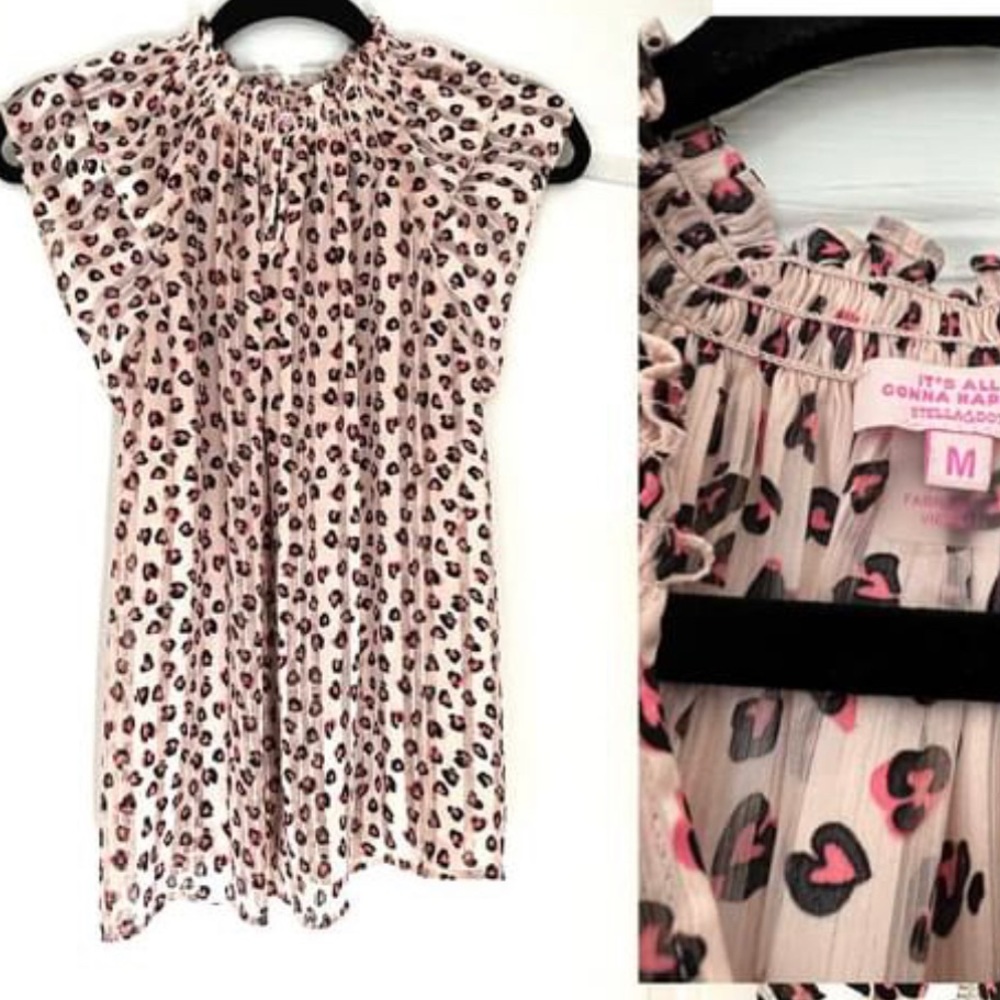 Stella & Dot Cheetah Print Blouse.